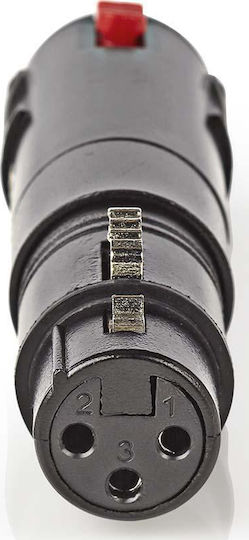 Nedis Конвертор XLR женски към 6.3mm женски Черен 1бр COTP15944BK