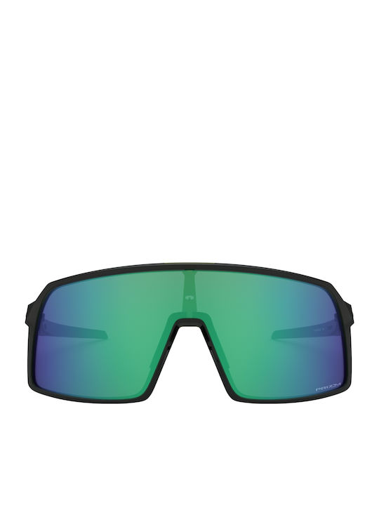 Oakley Sutro Men's Sunglasses with Black Plastic Frame and Green Mirror Lens OO9406-03