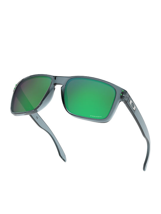 Oakley Holbrook XL Men's Sunglasses with Gray Plastic Frame and Green Mirror Lens OO9417-14