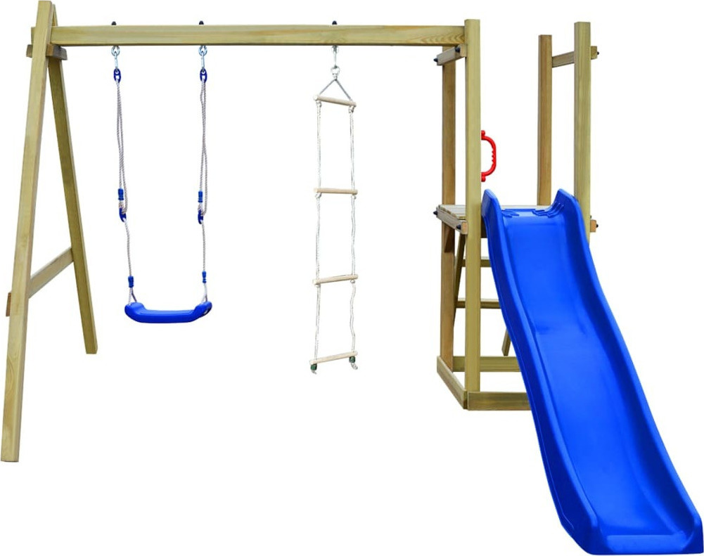 vidaXL Playhouse with Slide, Ladders & Swing Skroutz.gr