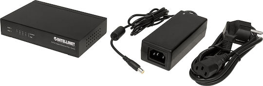 Intellinet Unmanaged L2 PoE+ Switch με 5 Θύρες Gigabit (1Gbps) Ethernet