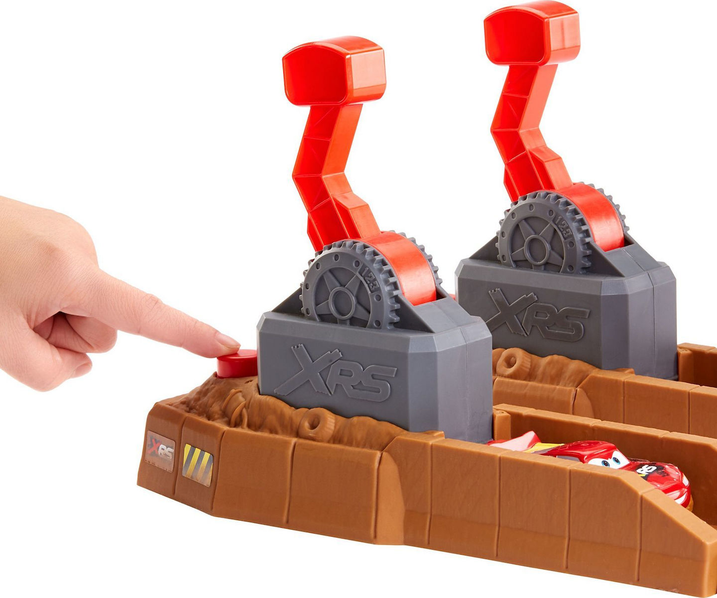 Mattel Disney Cars Xrs Mud Racing Crash Challenge Playset Skroutz.gr