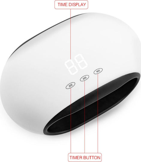 Ноктополиращ Уред UV / LED 36W Бял
