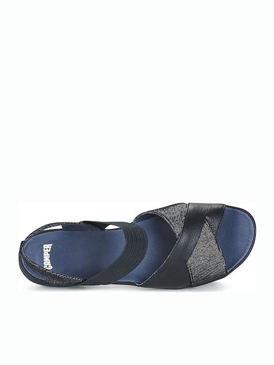 Right Nina Δερμάτινα Γυναικεία Σανδάλια Navy Μπλε