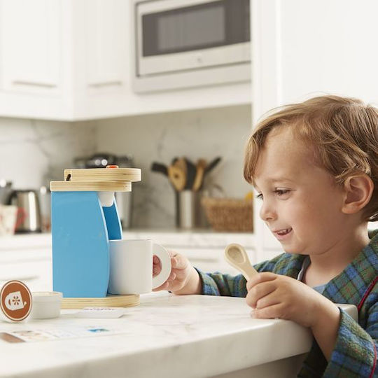 Melissa & Doug Καφετιέρα από Ξύλο 11τμχ