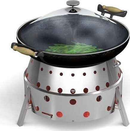 Petromax Atago Inox Portabilă Grătar cu Cărbuni 40cmx40cm