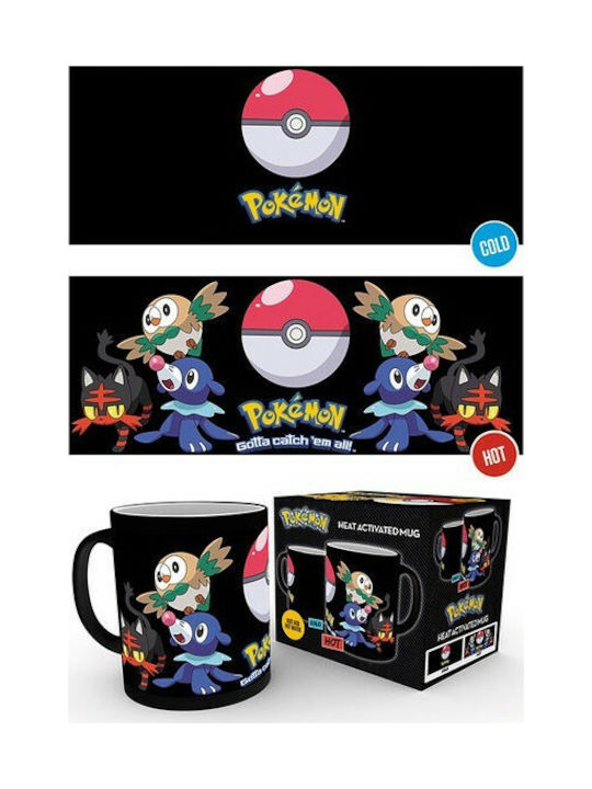 GB eye Pokemon - Catch Em All Ceramic Cup Black 300ml