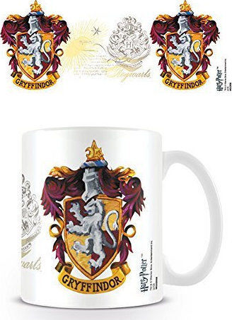 Pyramid International Gryffindor Crest Κούπα από Πορσελάνη Λευκή