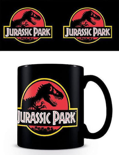 Pyramid International Jurassic Park Κούπα Κεραμική Μαύρη 315ml
