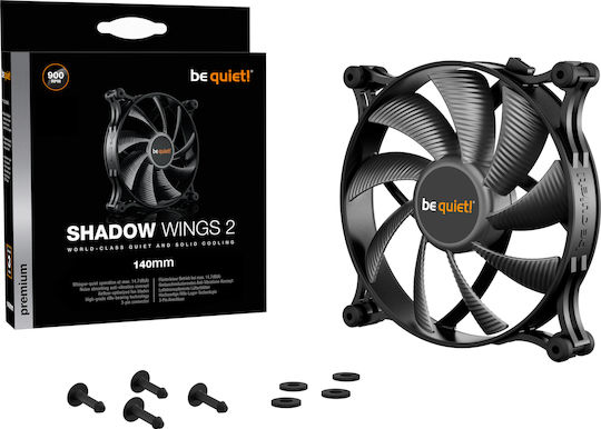 Be Quiet Shadow Wings 2 140mm 3-Pin Case Fan