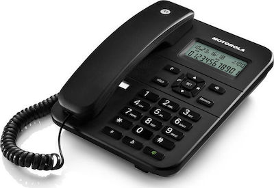 Motorola CT202 Ενσύρματο Τηλέφωνο Γραφείου Μαύρο