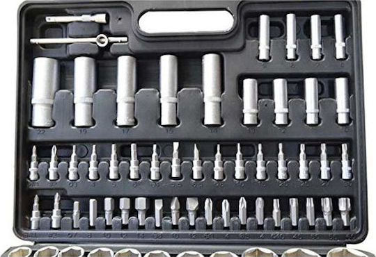 Kraftmax Set Ratchet 1\2" & 1\4" 108pcs