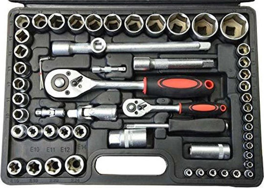 Kraftmax Set Ratchet 1\2" & 1\4" 108pcs