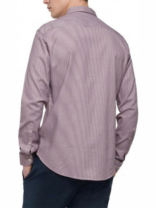 Replay Men's Shirt Long Sleeve Checked Burgundy M4972.000.71547-010