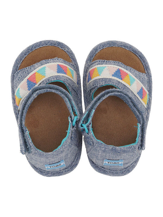Toms Βρεφικά Πέδιλα Αγκαλιάς Γαλάζια Shiloh