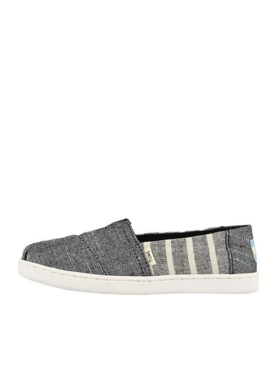 Παιδικές Εσπαντρίγιες Slip-On Μαύρες Alpargata Cabana Classic