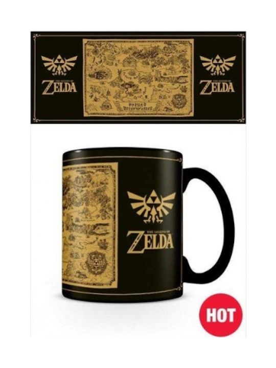 Pyramid International Legend of Zelda - Map Ceramic Cup Black 315ml