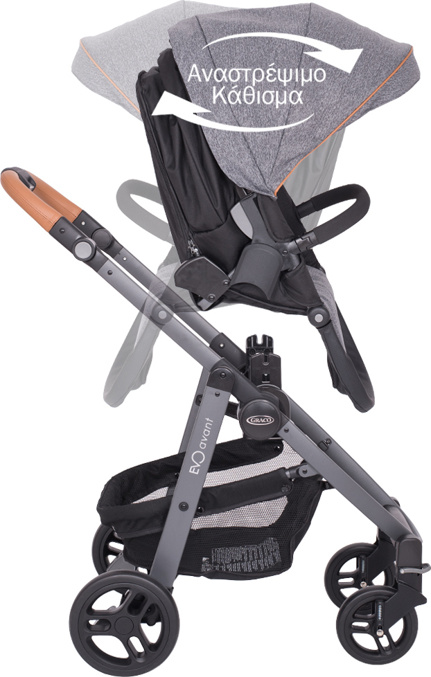 Graco Πολυκαρότσι Evo Avant 2 in 1 With Car Seat Breton Stripe Skroutz.gr