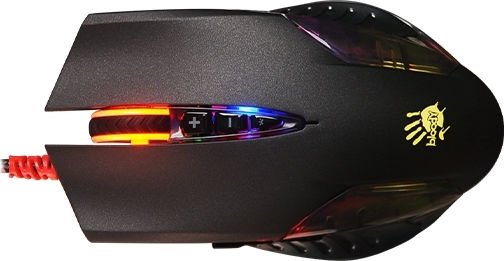 A4Tech Q50 RGB Gaming Ποντίκι 3200 DPI Μαύρο