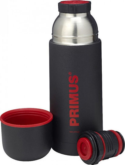 Primus Vacuum Bottle Μπουκάλι Θερμός Ανοξείδωτο 500ml Μαύρο με Καπάκι-Κύπελλο