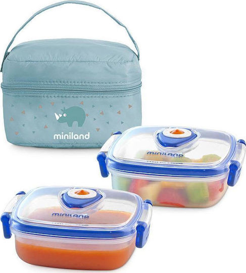Miniland Pack 2 Go Hermifresh Детска Изотермична Чанта с Термос за Храна 330ml