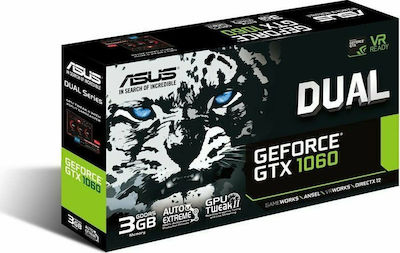 Asus GeForce GTX 1060 3GB GDDR5 Graphics Card