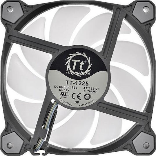 Thermaltake Pure Plus 14 Radiator Fan TT Premium Case Fan 140mm (1500rpm / 70.32cfm) με RGB Φωτισμό και Σύνδεση 9-Pin 3τμχ