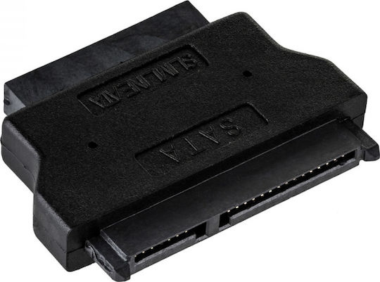Akyga Adapter SATA Daten/Strom zu SATA slim Schwarz (AK-CA-53)