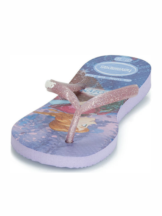 Kids' Flip Flops Frozen Lilac Kids Slim Frozen