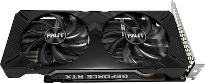 Palit GeForce RTX 2060 6GB GDDR6 Dual Κάρτα Γραφικών PCI-E x16 3.0 με HDMI και DisplayPort