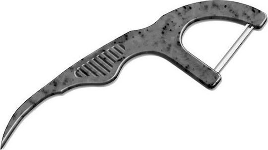 The Humble Co. Floss Picks with Charcoal with Mint Flavour & Handle Black 50pcs
