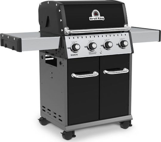 Broil King Baron 420 Gasgrill Gusseisen Rost 65.2cmx44.4cmcm mit 4 cm 11.4kW