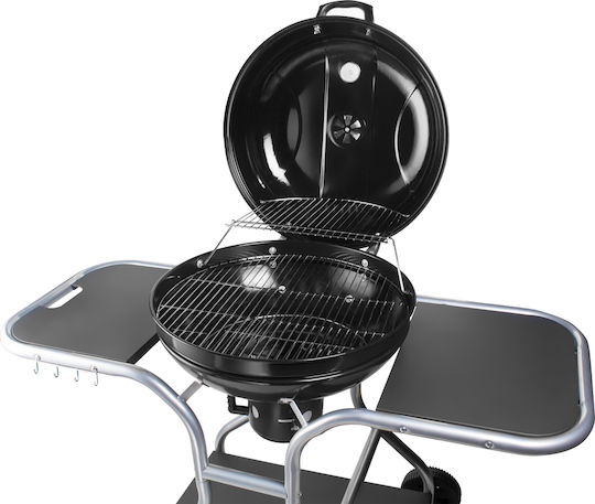 Fieldmann Grătar cu Cărbuni Cazan cu Capac și Termometru 54cmx54cm