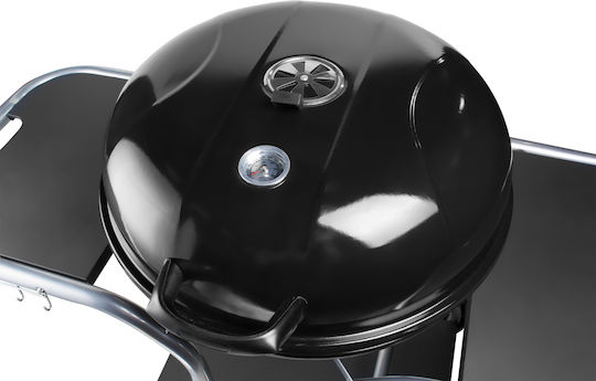 Fieldmann Grătar cu Cărbuni Cazan cu Capac și Termometru 54cmx54cm