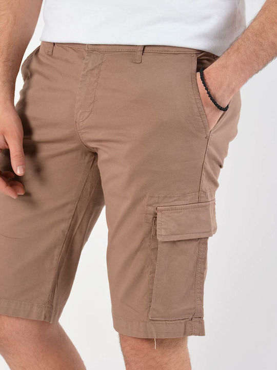 Pantaloni Scurți Bărbați Cargo Bej