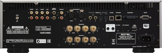 Rotel RA-1572 Ολοκληρωμένος Ενισχυτής Hi-Fi Stereo 120W/8Ω Μαύρος