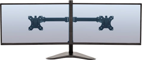 Fellowes Professional Desktop Stand for 2 Monitors up to 30" with Arm