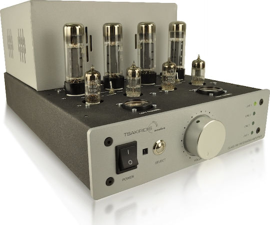 Tsakiridis Devices Aeolos Λαμπάτος Ολοκληρωμένος Ενισχυτής Hi-Fi Stereo 35W/8Ω Ασημί
