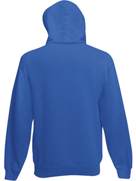 Fruit of the Loom Kids Sweatshirt Cardigan with Hood Royal Blue