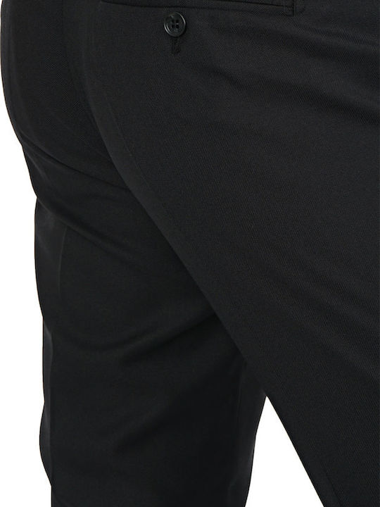 Herrenhosen in Slim Passform Schwarz