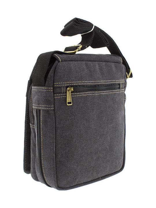 Rcm Shoulder Bag Fabric Canvas G17314-2-011 Black