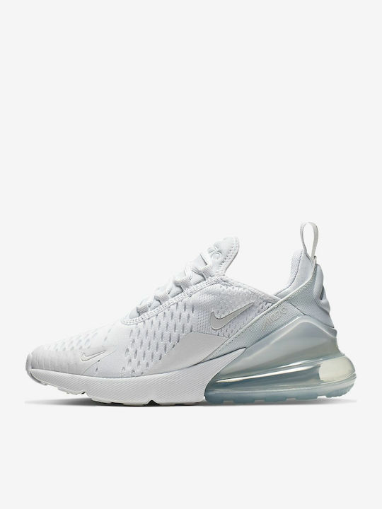 Air Max 270 Gs Παιδικά Sneakers White / Metallic Silver