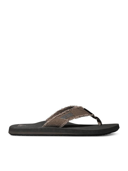 Monkey Abyss Men's Flip Flops Brown