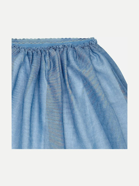 Mayoral Kids' Tulle Skirt Blue