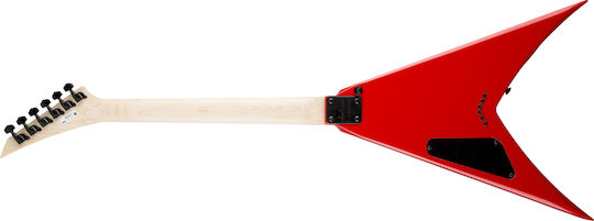 Jackson JS Series King V JS32T Електрическа Китара Flying V с HH Конфигурация на Пикапите Ferrari Red