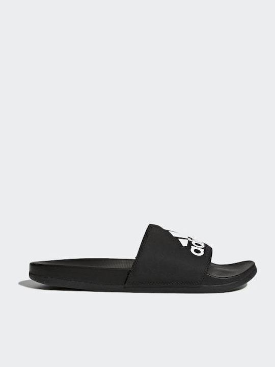 Adilette Cloudfoam Plus Logo Men's Slides Black