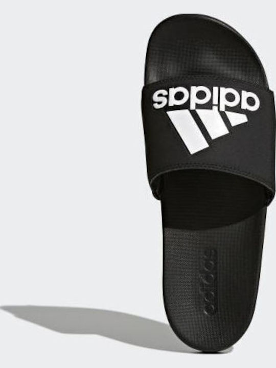 Adilette Cloudfoam Plus Logo Men's Slides Black