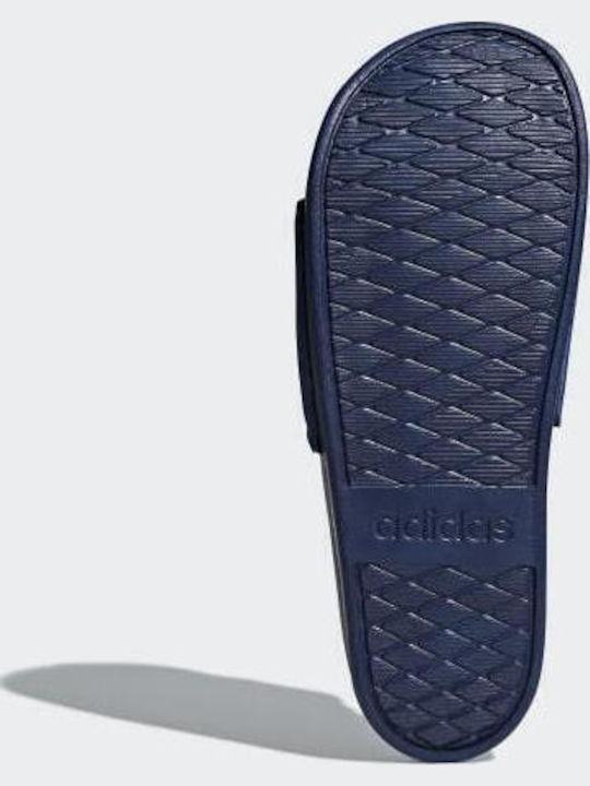 Adilette Cloudfoam Plus Logo Men's Slides Blue