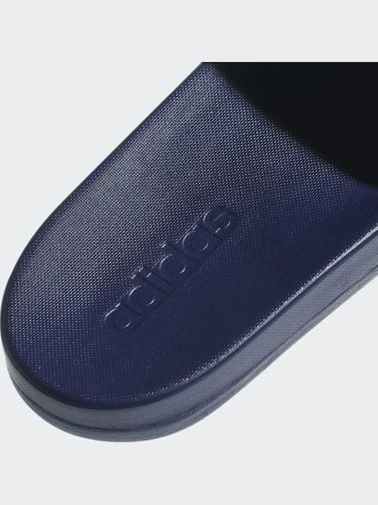 Adilette Cloudfoam Plus Logo Men's Slides Blue