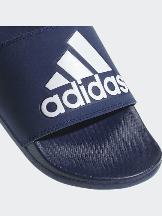 Adilette Cloudfoam Plus Logo Men's Slides Blue